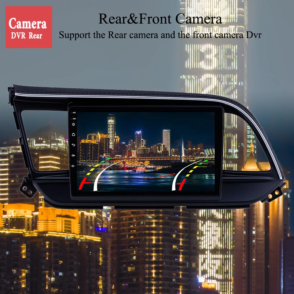 8Core أندرويد 14.0 راديو السيارة فيديو الموسيقى A/V مشغل رئيس وحدة لشركة هيونداي إلنترا 2018 - 2020 مع 4G Lte WiFi SWC DAB + DSP