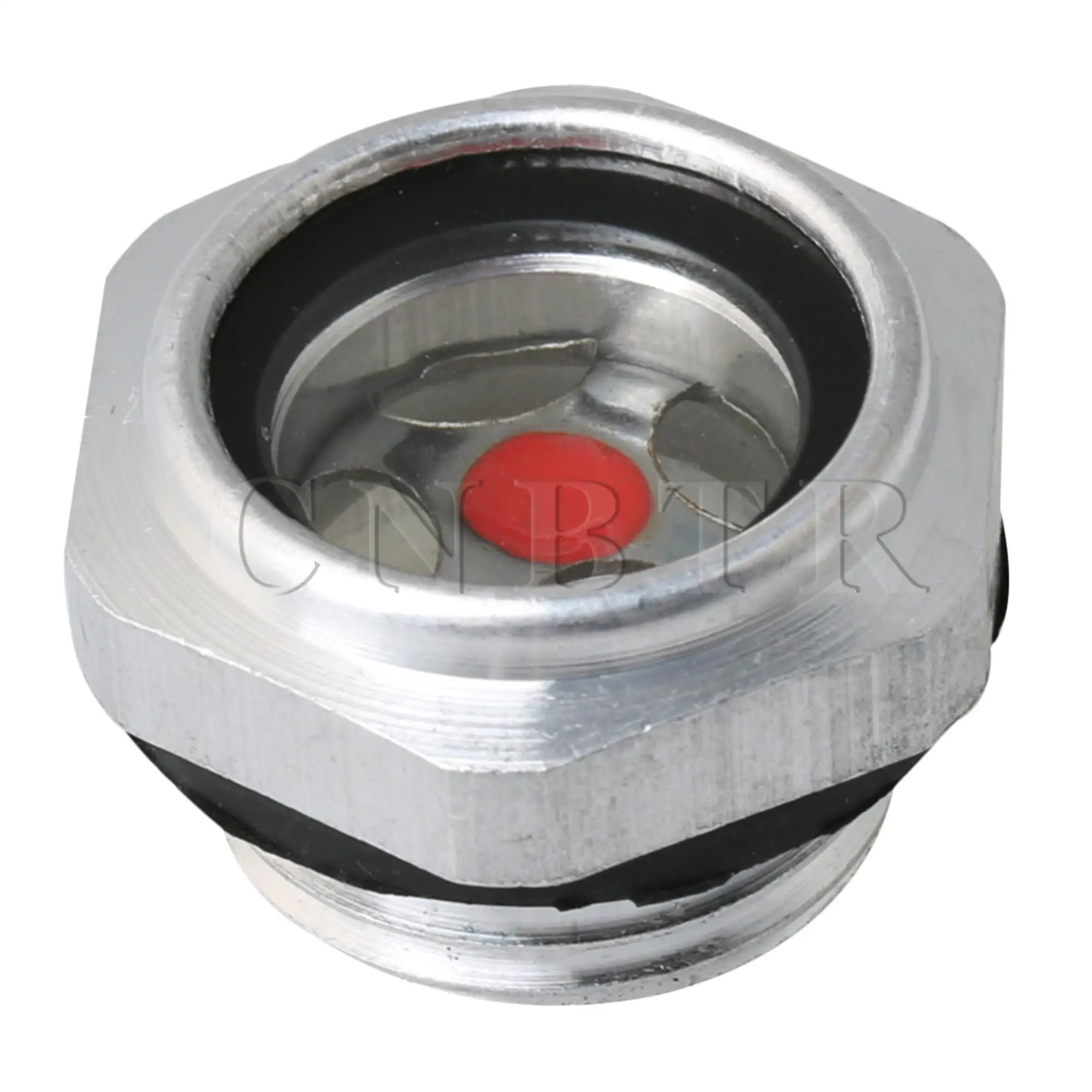 CNBTR 4Pcs Oil Level Gauge Sight Glass G1/2 Male Threaded AL Air Compressor Fitting