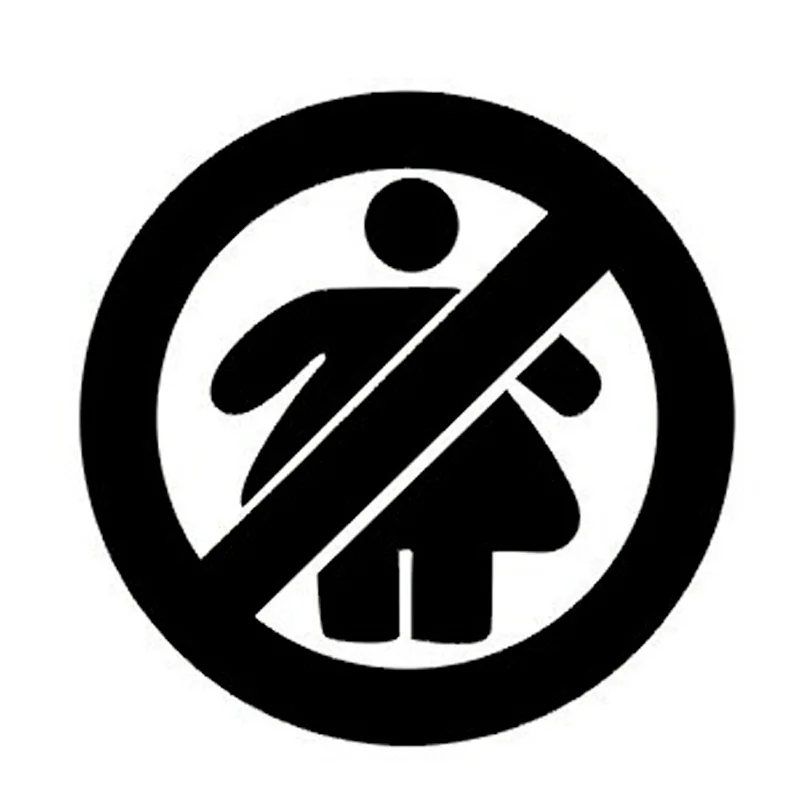 SZWL Ostrzeżenie Proszę zapinać pasy bezpieczeństwa Naklejka samochodowa Kobiety w ciąży Zakaz Naklejki Wodoodporne akcesoria do ochrony przeciwsłonecznej, 11 cm * 11 cm