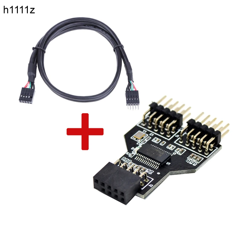مُقسِّم واجهة USB 9Pin بمنفذين، مُتَّصل بـ in0071: تقييم عملي ودليل استخدام مفصل