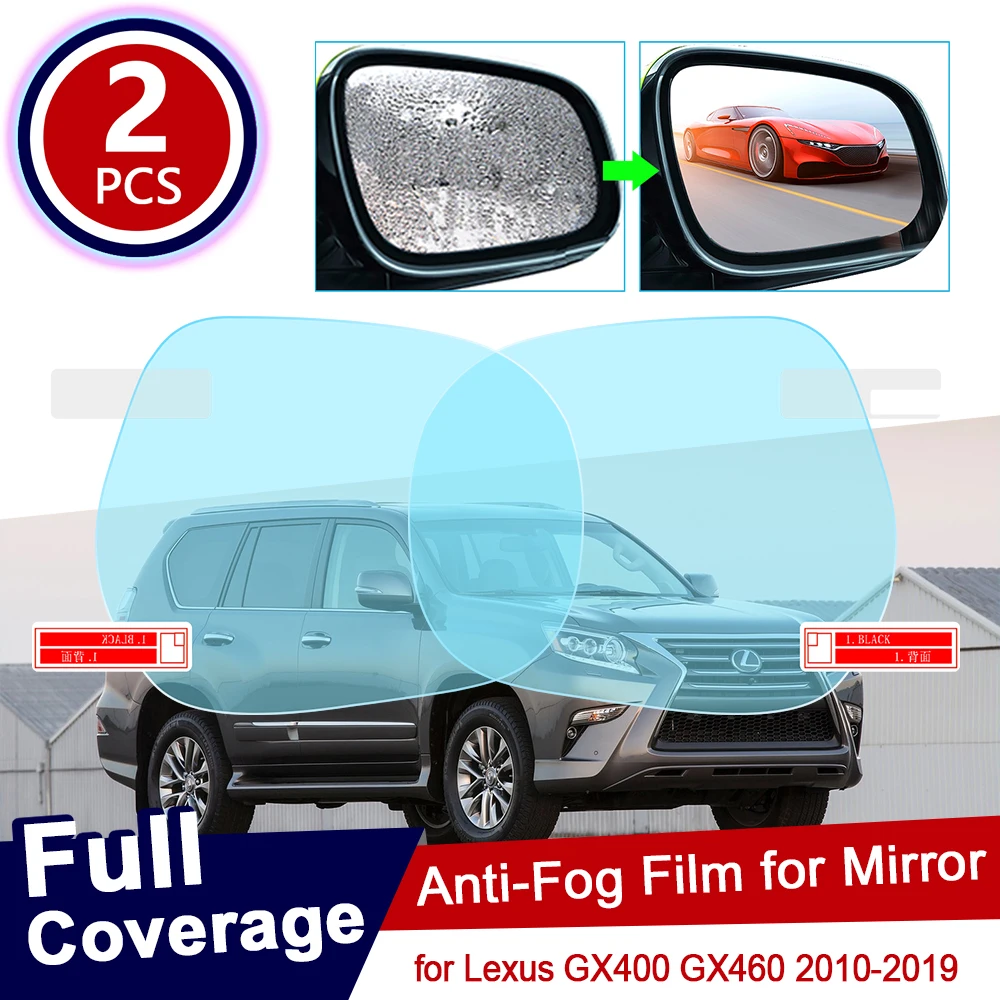 for Lexus GX GX400 GX460 400 460 2010~2019 Car Rearview Mirror Protective Film Waterproof Rainproof Anti Fog Car Sticker 2011