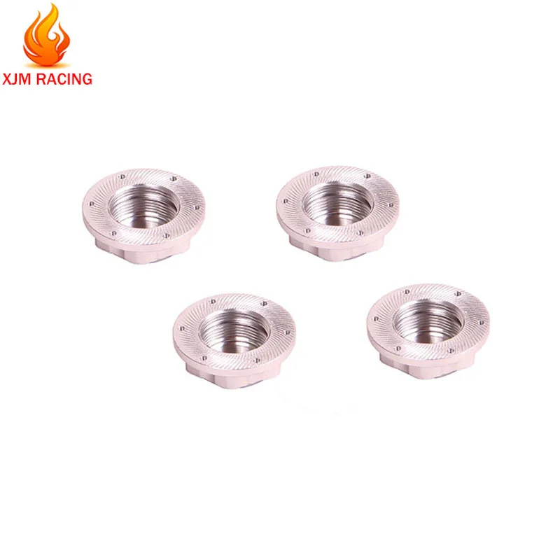 CNC Alloy Wheel Fixing Nuts for 1/5 Hpi Rofun Baha Rovan Km Baja 5b 5t 5sc Rc Car Racing Toys Parts