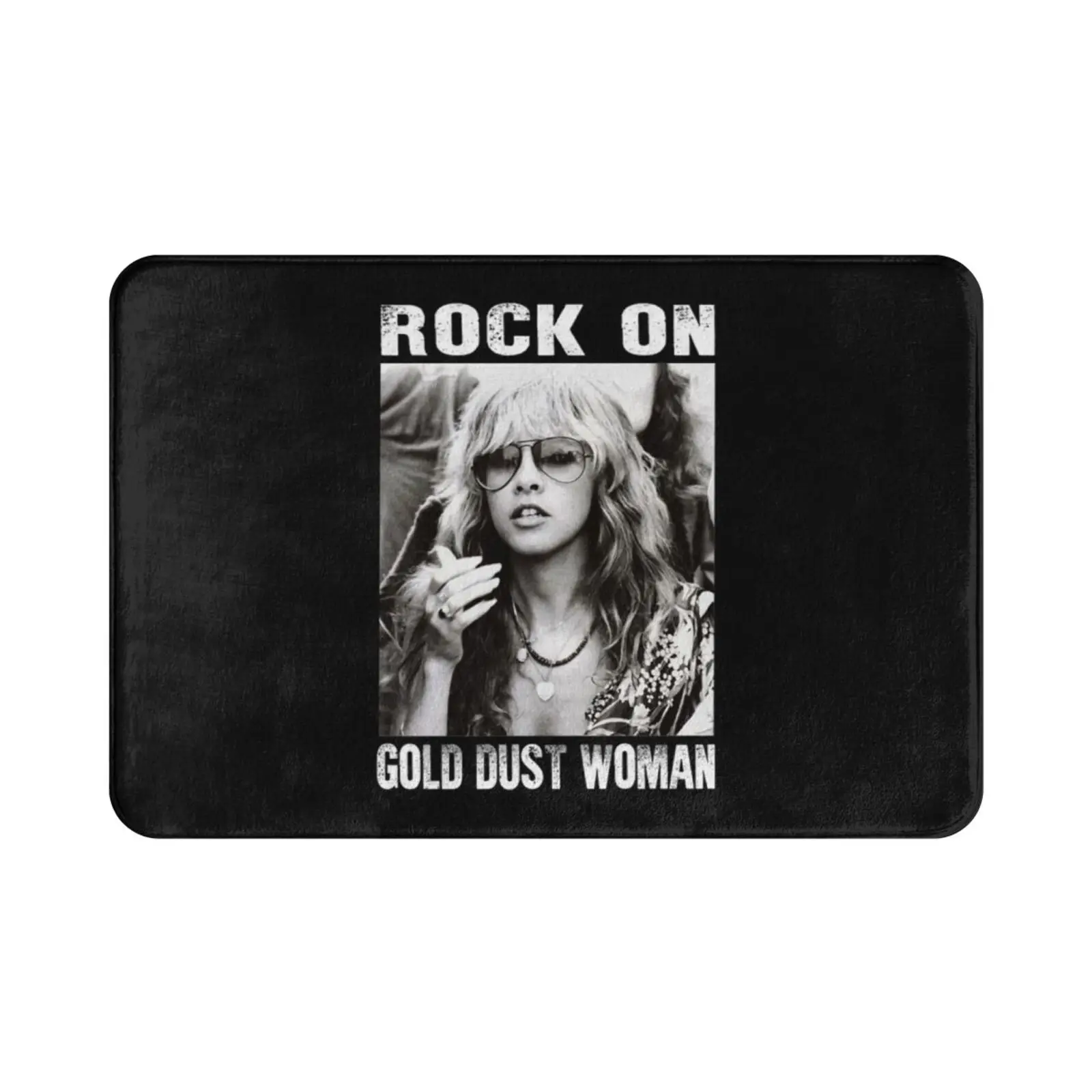 Rock On Gold Dust Woman Stevie Nicks Gifts For Men Women Girls Carpet Mat Rug Cushion Soft Stevie Nicks Stevie Nicks