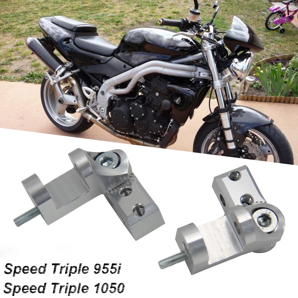 

NEW Motorcycle Foot Peg Passenger Footpeg Lowering Kit For Speed Triple 1050 For Speed Triple 955i