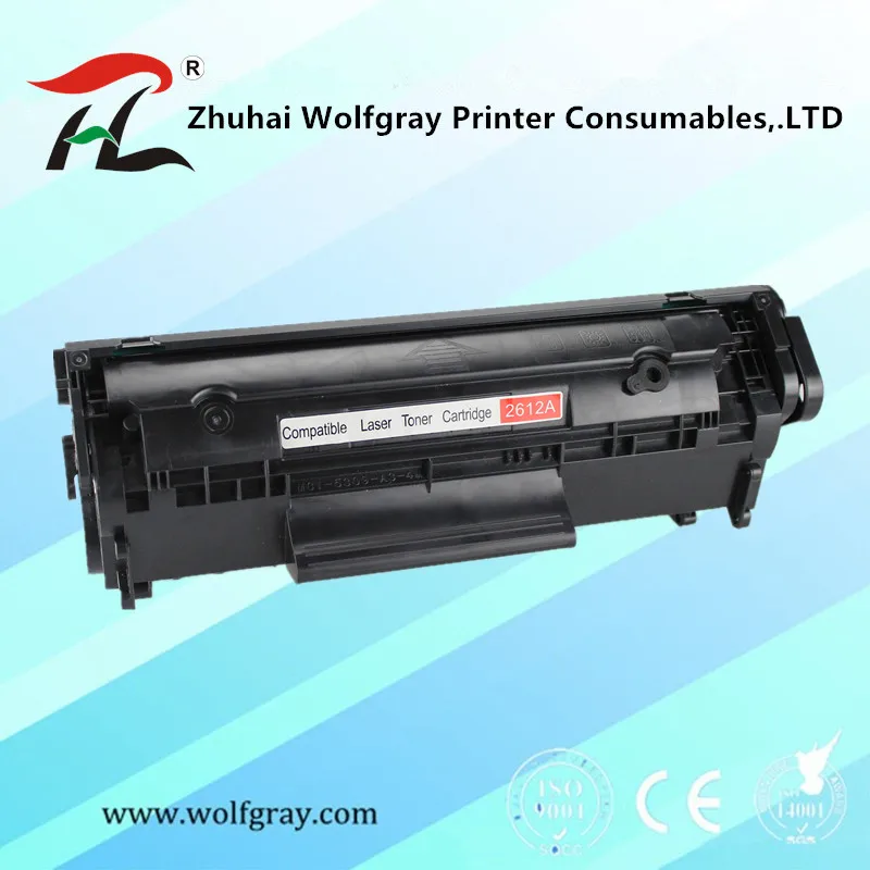 Compatible toner cartridge Q2612A q2612 2612a 12a 2612 for hp laserjet 1010/1020/1015/1012/3015/3020/3030/3050 printer