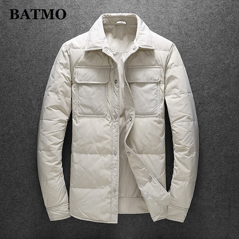 BATMO 2023 new arrival winter 80% white duck down jackets men,winter blazer men,88030