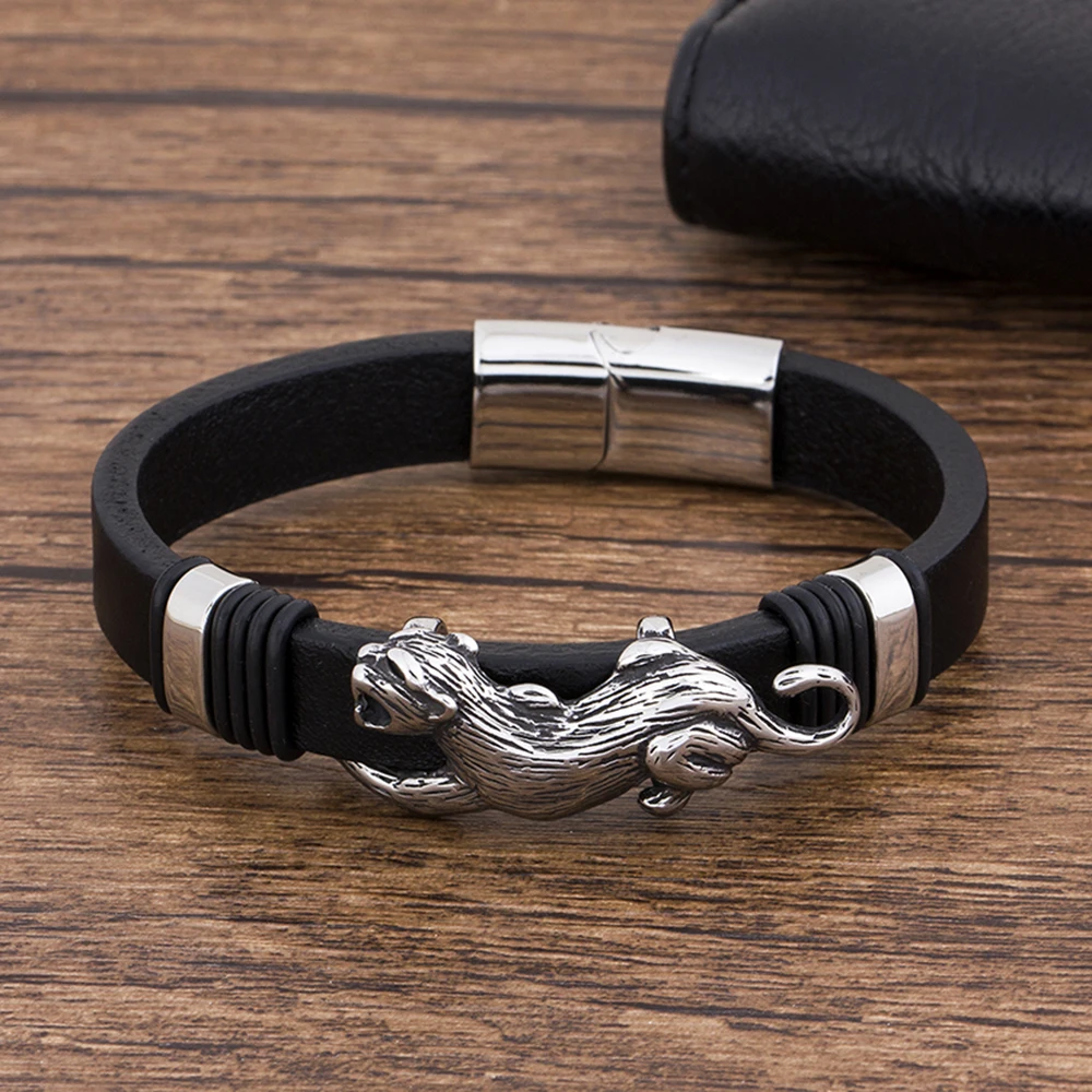 TYO Gelang Pria Kulit Punk Bes - Men'S Accessories And Jewelry ulasan dan harga