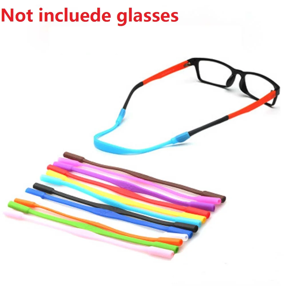 

1 Pcs Silicone Eyeglasses Strap Children Glasses Safety Band Strap Retainer Sunglasses Band Cord Holder Sports Glasses Rope