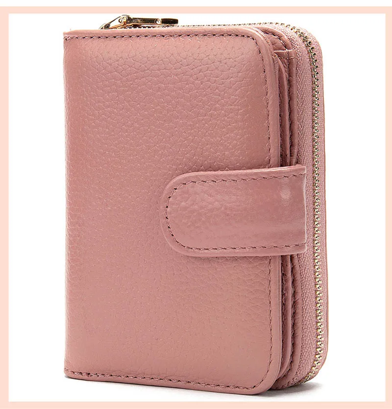 Genuine Leather Short Wallet Women Wallets Fashion Coin Purse Card Holder Female Clutch Money Bag Lady Color Matching Purses