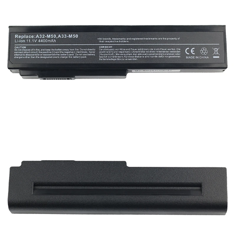 6600mAh/4400mAh bateria do laptopa ASUS G50 N52JA G51 M50 M51 N61 N53S N61J X55 N43S N43J N61V A32-N61 N53J A32-M50 N61JQ