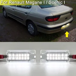 12V Waterproof LED License Number Plate Light For Renault Megane I 1996-2003 Megane Scenic 1997-1999 Scenic I 1999-2003