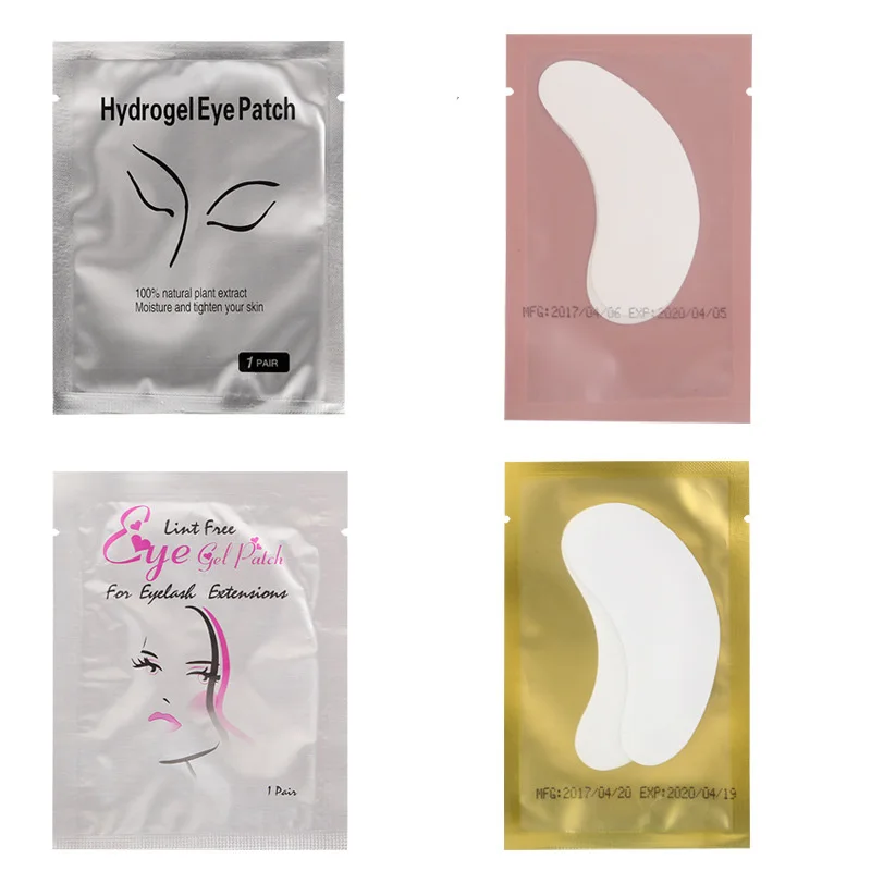 Patchs en papier pour Extension de cils, coussinets sous Gel, autocollants, outils de maquillage pour femmes, 50 pièces