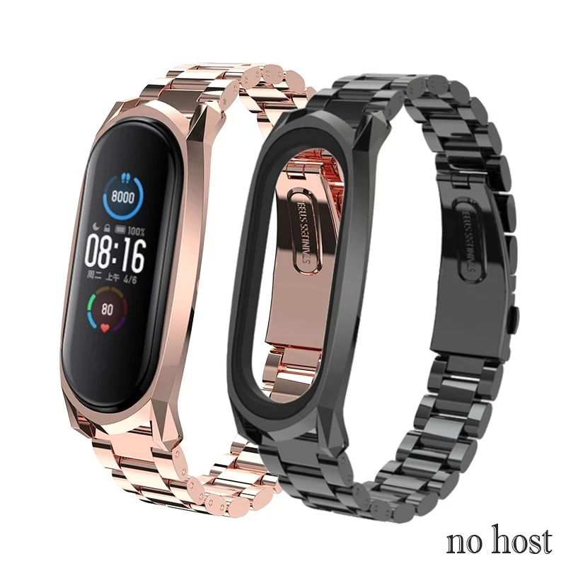 Metal Stainless Steel Strap For xiaomi watch band For xiaomi Mi band 4 Wrist Strap For Mi band 3 Bracelet watchband