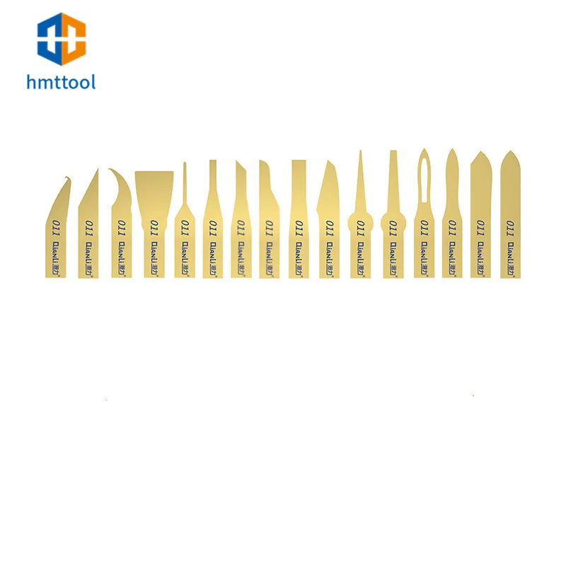 Qianli-Kit de herramientas de cuchillo de bisturí antideslizante de Metal 011, cortador, grabado, artesanía, reparación de apertura para IPhone, CPU, PCB