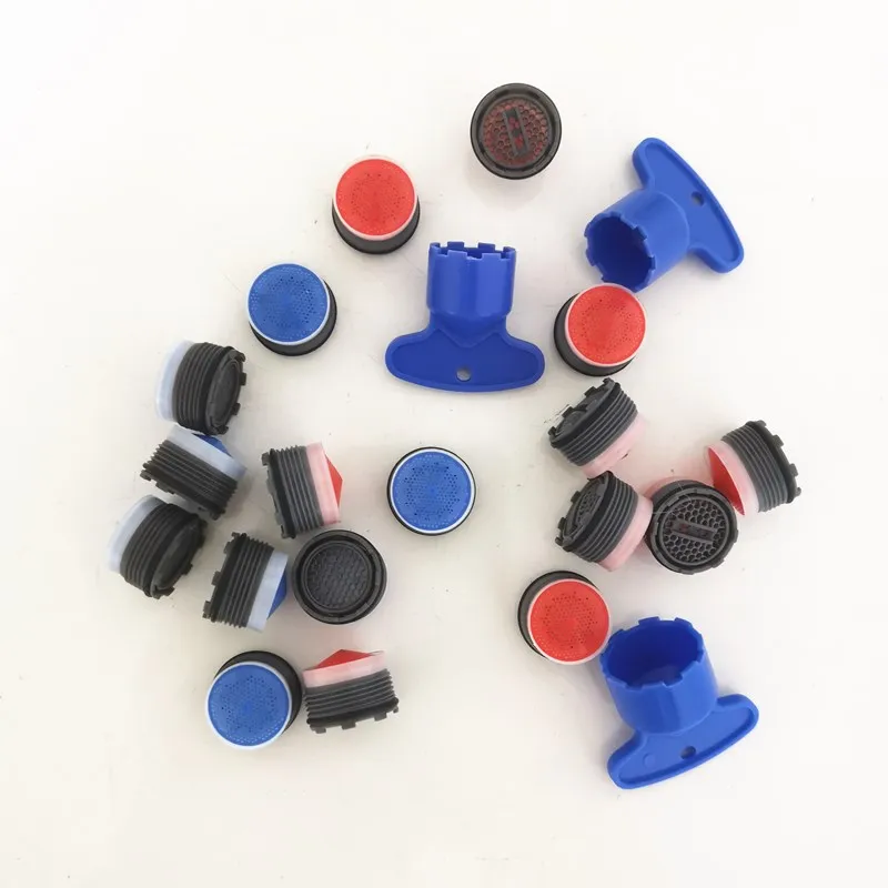 10 szt. Adapter do kranu kuchennego z gwintem zewnętrznym 18,5 mm na gwint wewnętrzny, dyfuzor wody, filtr, perlator do oszczędzania wody