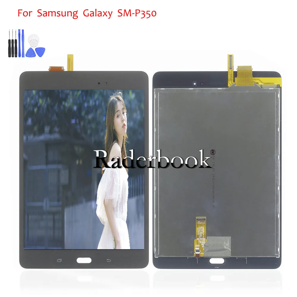 For Samsung Galaxy Tab A SM-P350 P350  Lcd Display Touch Screen Digitizer Full Assembly Replacement