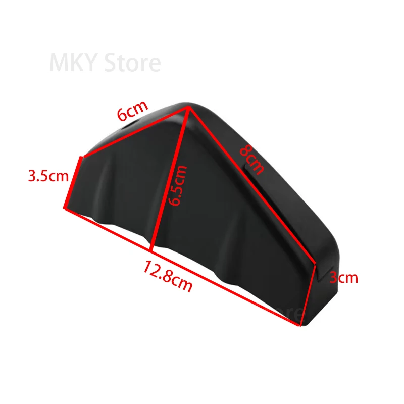 4PCS Universal Car Rear Bumper Diffuser Lip Spoiler Shark Fin Spliter Spoiler Chassis Protector Cover Kit Bumper Deflector