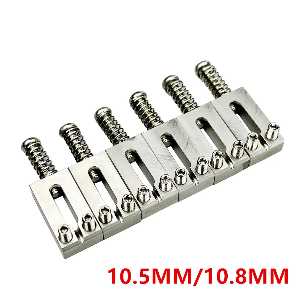 Electric Guitar Tremolo Bridge Stainless Steel Saddles 10.5MM/10.8MM For ST TL Guitar Parts 【Made in Japan】