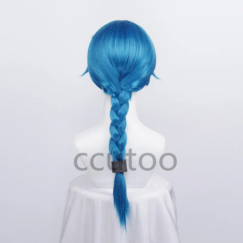 

Arcane Jinx Косплей Парики Игра LOL Arcane Jinx Косплей Синие термостойкие синтетические волосы Jinx Парик для подростков и юных женщин