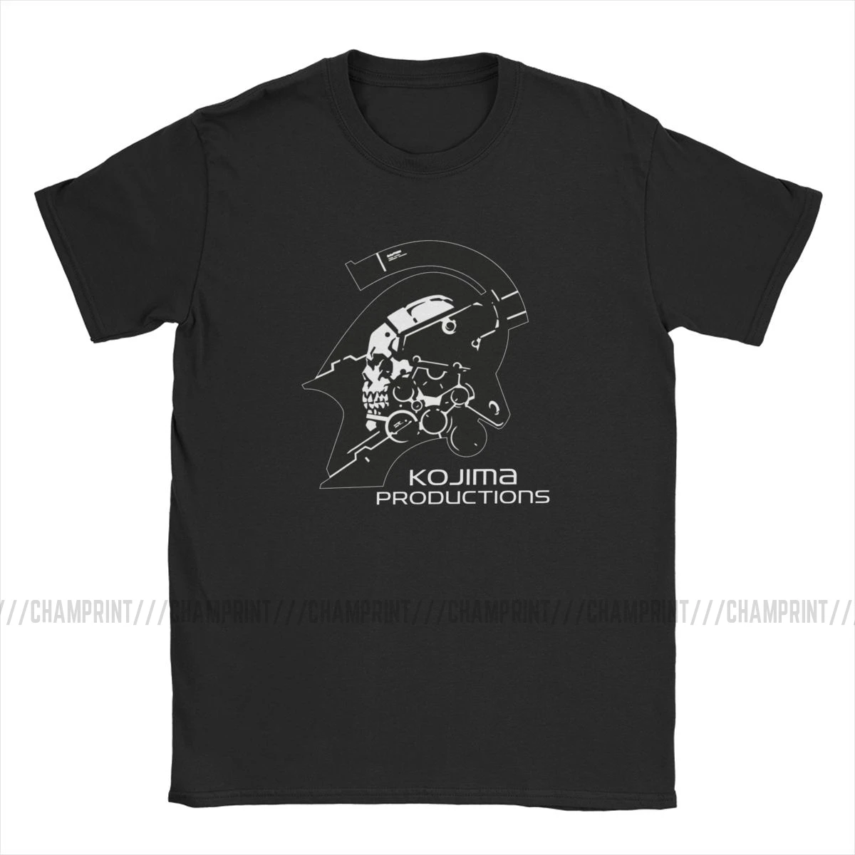 Men T-Shirt Metal Gear Kojima Productions MGS Hideo Kojima 2019 Fashion Cotton Tees Death Stranding T Shirt Crew Neck Tops