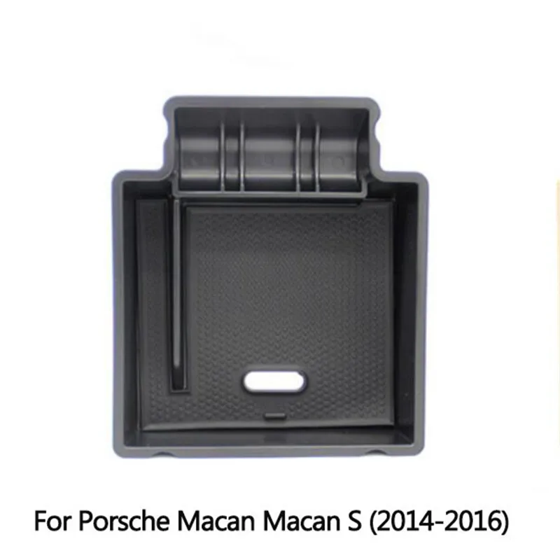 Automobile Armrest Storage Box For Porsche Macan Macan S 2014-2019 Center Console Container Storage Organizer Accessories