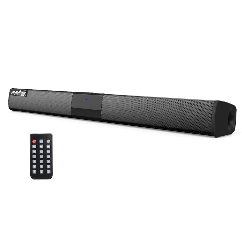 Barra de sonido inalámbrica portátil para TV y PC, altavoz potente compatible con Bluetooth, barra de música 3D, Home Theater, Aux, 20W