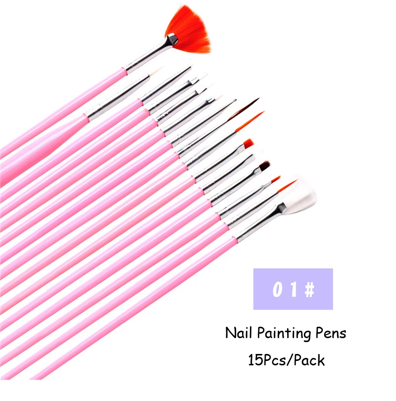 (37Pcs) nagel liefert für anfänger: striping Band Aufkleber Strass Dekoration Punktierung Maniküre Werkzeuge Kit Für DIY Design # TB02