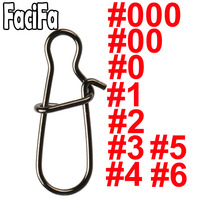 50 or 100 pcs Stainless Steel Fishing Snap Hooked Snap Pin Fastlock Clip Accessories Tackle for Barrel Swivel Lure hook