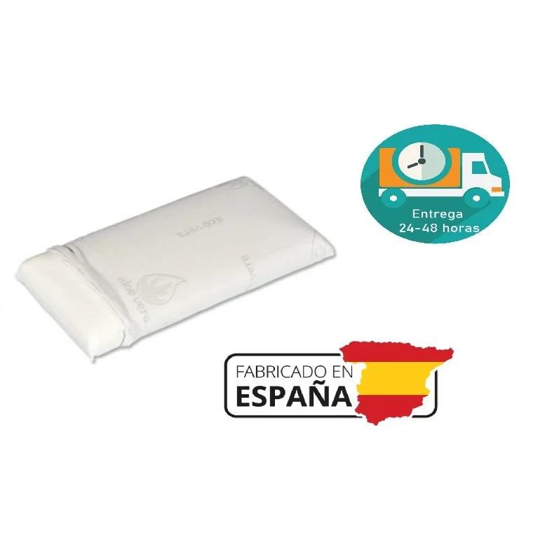 Viscolastic pillow anti-mites and antibacterial. Home. Sleeping Pillows. Sleeping Pillows. Memory pillow. Pillows. Manufactured in Spain.