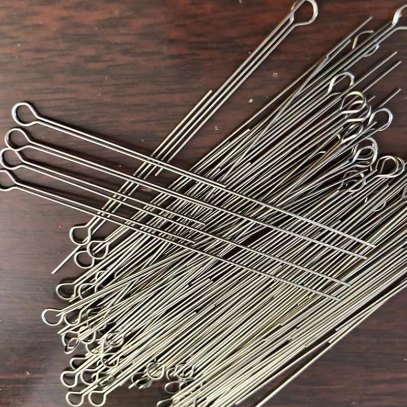 10-50 pcs 65mm-75mm piccole parti manuale composito filo mandrino esche da pesca esche accessori gancio