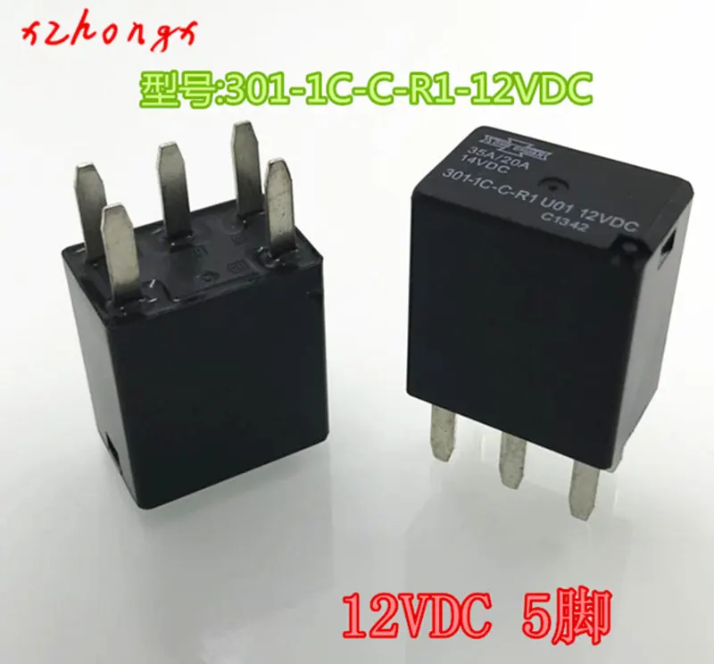 

301-1C-C-R1 U01 301-1C-C-R1-U01-12VDC 301-1C-C-R1-U02-24vdc 5PINS 35A/20A Relays