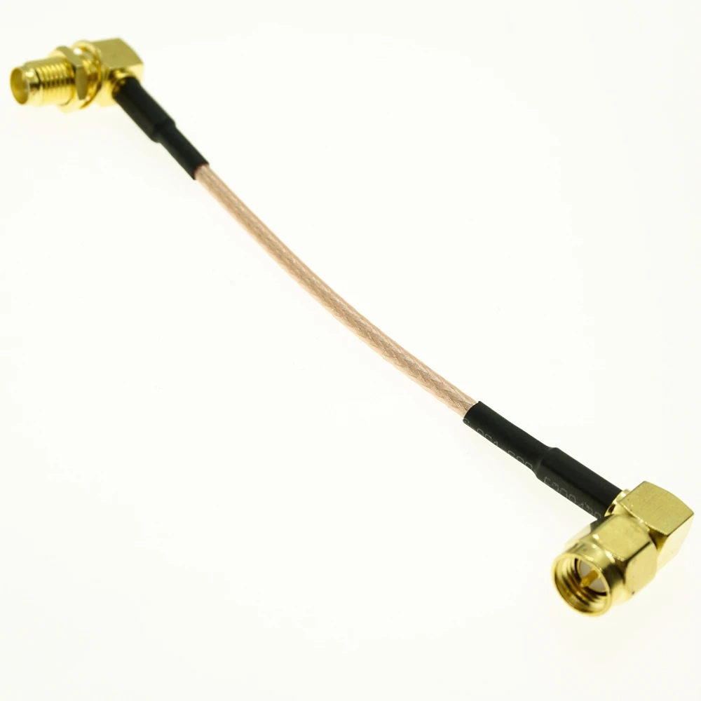 SMA male right angle to SMA female right angle 90 degree RF Pigtail Cable 6inch RG316 jumper 10cm 15cm 50cm