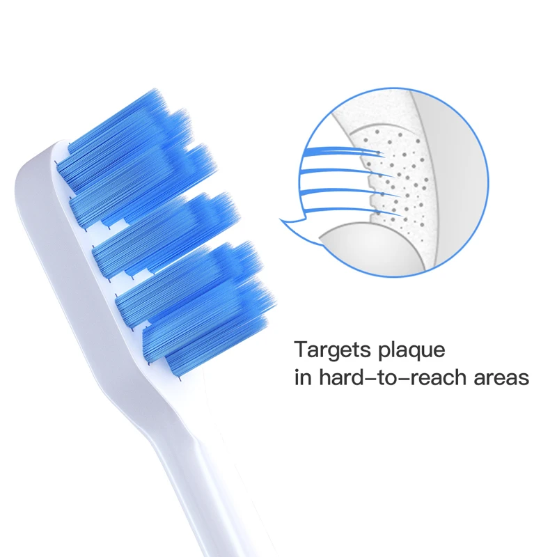 4/10Pcs/Set For Xiaomi Mijia T300/T500 Replacement Brush Heads Electric Toothbrush Heads Protect Soft DuPont Nozzles Bristle