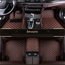 Custom Car Floor Mats for Chery Tiggo 7 2016 2017 2018 2019  Csutomized Leather Carpets Rugs Foot PadsCar Accessory