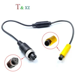 4Pin Aviation Head Female to Male Extension Cable Adapter Converter for CCTV Camera Security DVR Car Monitor DVD parking