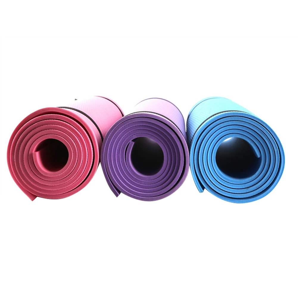 1pc codzienny trening Fitness Home mata do jogi bardzo grube kauczuk nitrylowy Pilates joga mata do ćwiczeń