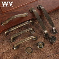 WV Antique Kitchen Cabinet Storage Handleds Dressers Drawers Closet Pulls Shoe Cabinet Vintage Wardrobe Door Knobs Single Hole