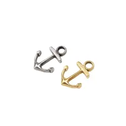 5pcs 20*13mm Wholesale Stainless Steel High Quality Anchor Charms Pendant DIY Necklace Earrings Bracelets Unfading 2 Colors