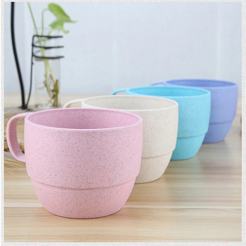 Picture 6: Portable Wheat Straw Kettle Cup Set Drinking Cup Set Drinking Kettle Reusable Eco Friendly Plastic Biodegradable Picnic Sharing