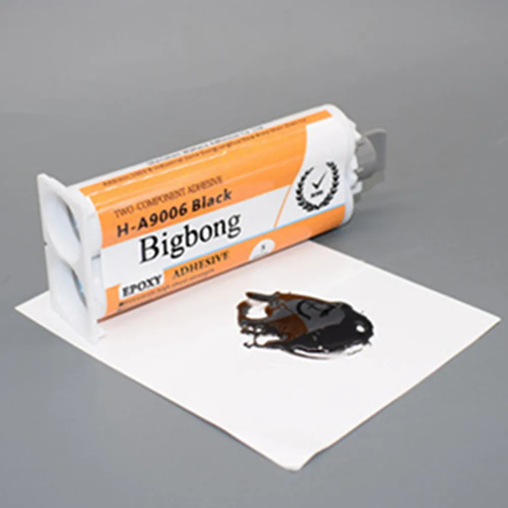 5 Stück Schwarzer Epoxidharz-Strukturkleber AB 1:1 Dichtmasse 50ml Epoxidharz 2-Komponenten-Starkkleber & 10 Stück statische Mischdüsen – Detail 6