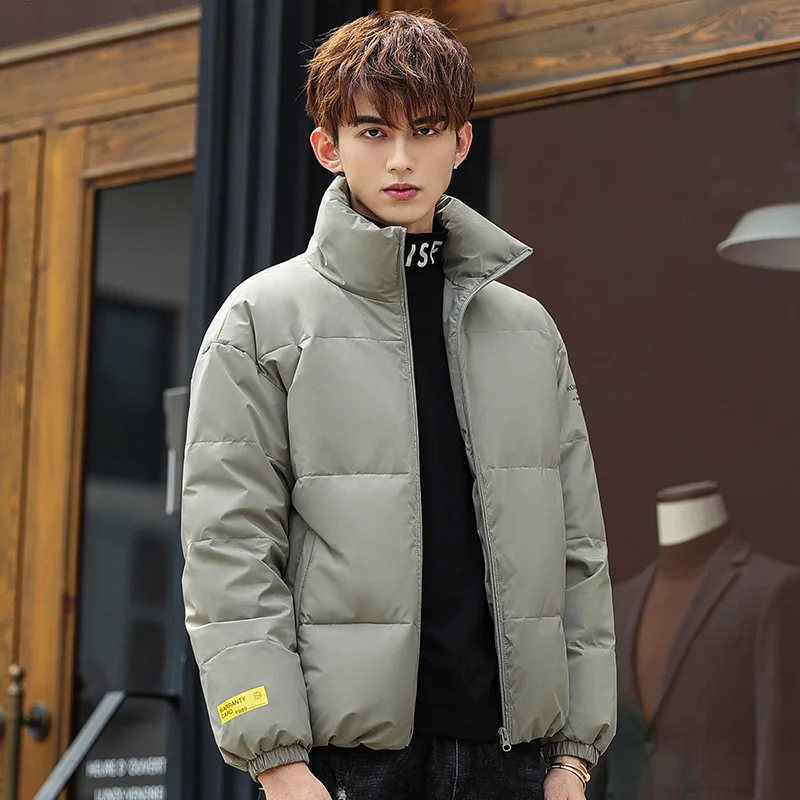 New men's 2021 short style fashion casual 90 white down plus down plus thick down jacket brand high quality winter snow skiing