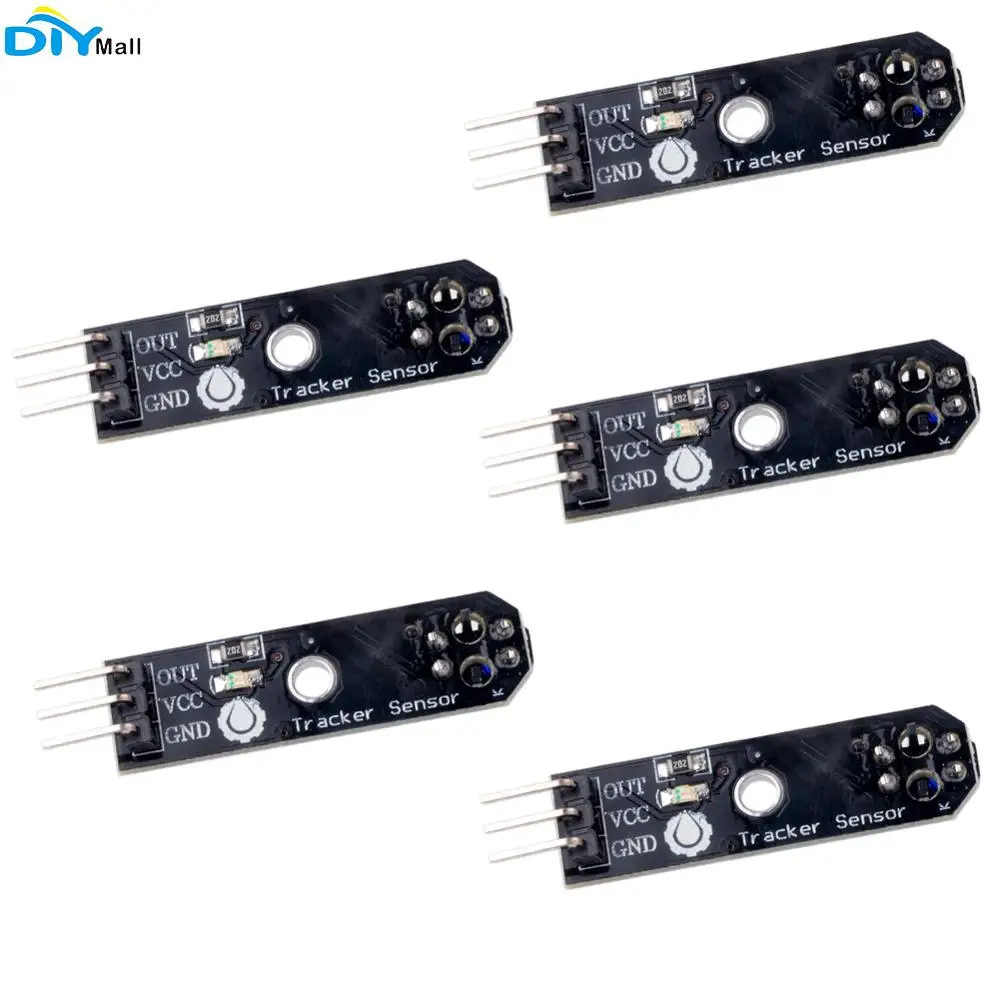 5pcs TCRT5000 5V IR Obstacle Sensor Avoidance Tracking Infrared PCB Module for Arduino Robot