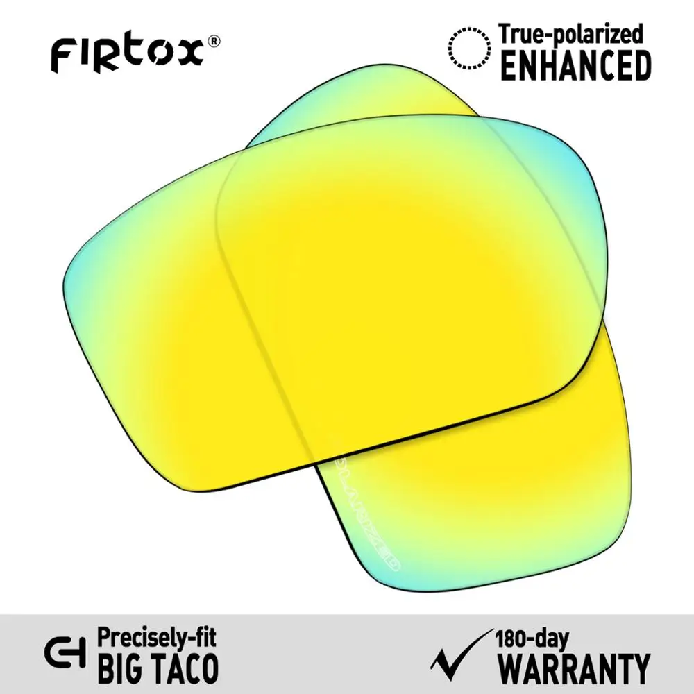 Firtox Anti-Seawater Polarized Lenses Replacement for-Oakley Big Taco OO9173 Sunglasses (Lens Only) - Multiple Colors