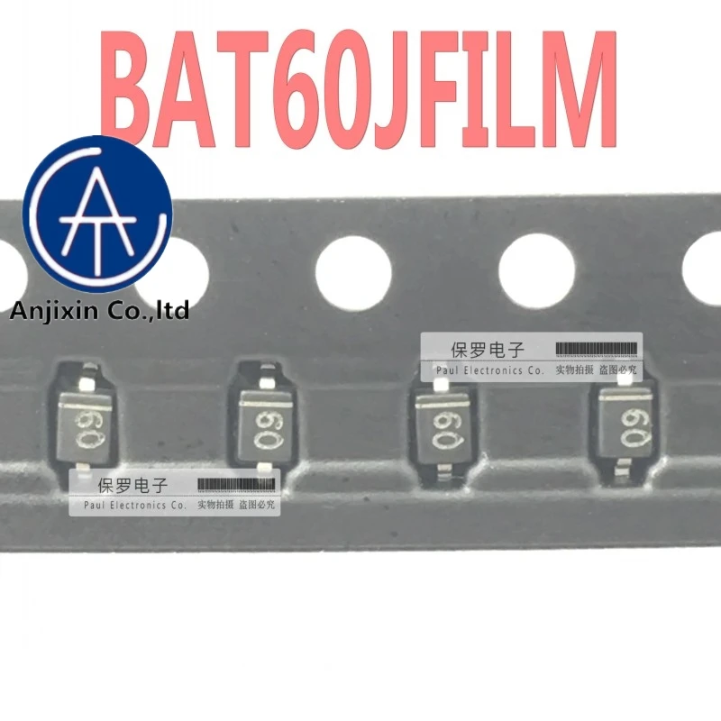 10pcs 100% orginal new Schottky diode BAT60JFILM BAT60J silk screen 60 SOD-323 0805 volume real stock