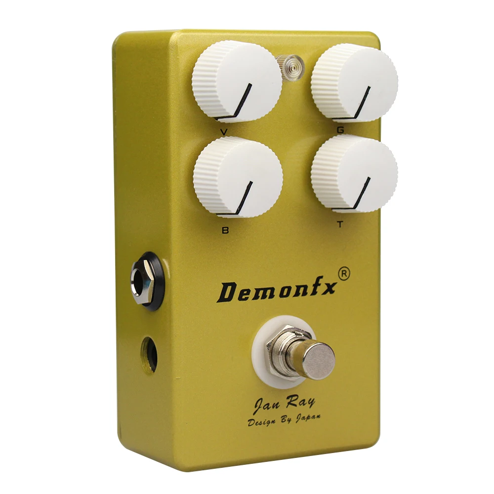 Demonfx-Jan Ray Overdrive pedał efektów gitarowych, napęd elektryczny, wysoka jakość, nowy