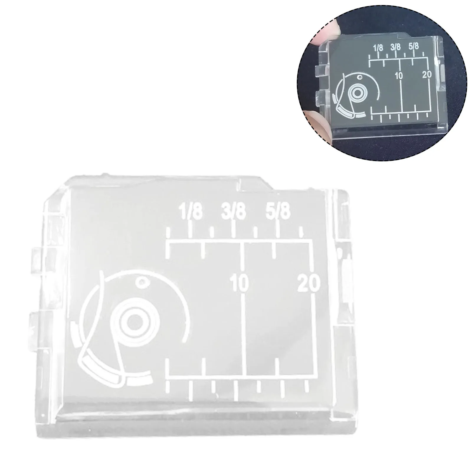 Hicello Sewing Machine Cover Plate Clear Plastic Door Goes Needle Plate Bobbin Cover Janome/Newhome/Husqvarna/Babylock/KENMORE