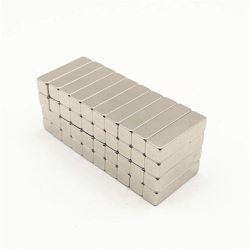

N42 блок 25,4x6,35x6,35 мм стержень прямоугольник 1 "x 1/4" x 1/4 "сильный NdFeB стержень Постоянные Магниты редкоземельные магниты