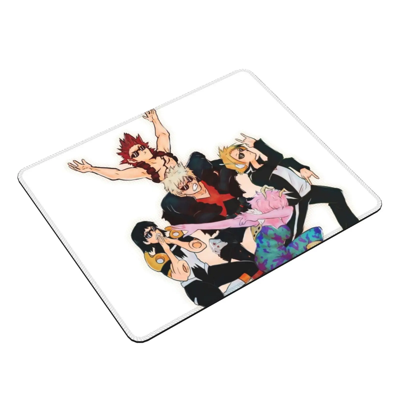 Memesquad Halftone Mouse Pad DIY Print Bakusquad Bakugo Katsuki Bnha Mina Ashido Denki Kaminari Sero