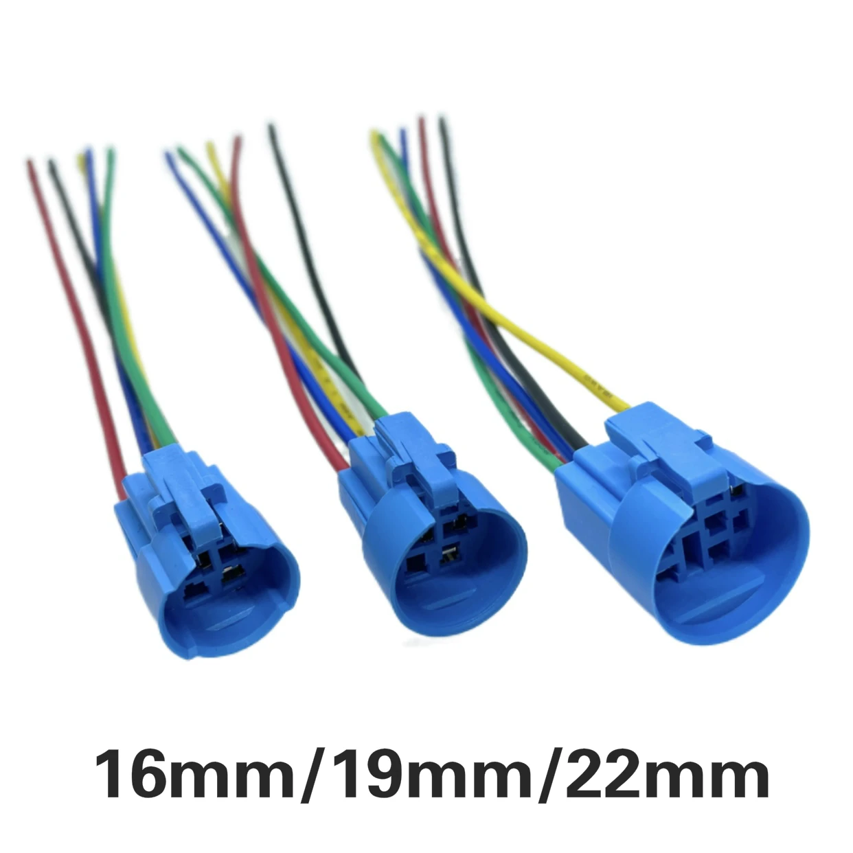 Cable Socket Button Switch Connector 16mm 19mm 22mm Cable Socket For Metal Push Button Switch