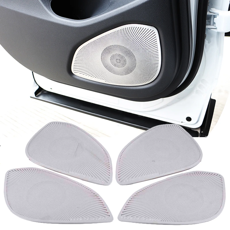 High Grade Car Audio Speaker Decor For Mitsubishi Eclipse Cross 2017 2018 2019 2020 2021Car Door Loudspeaker Trims Cover